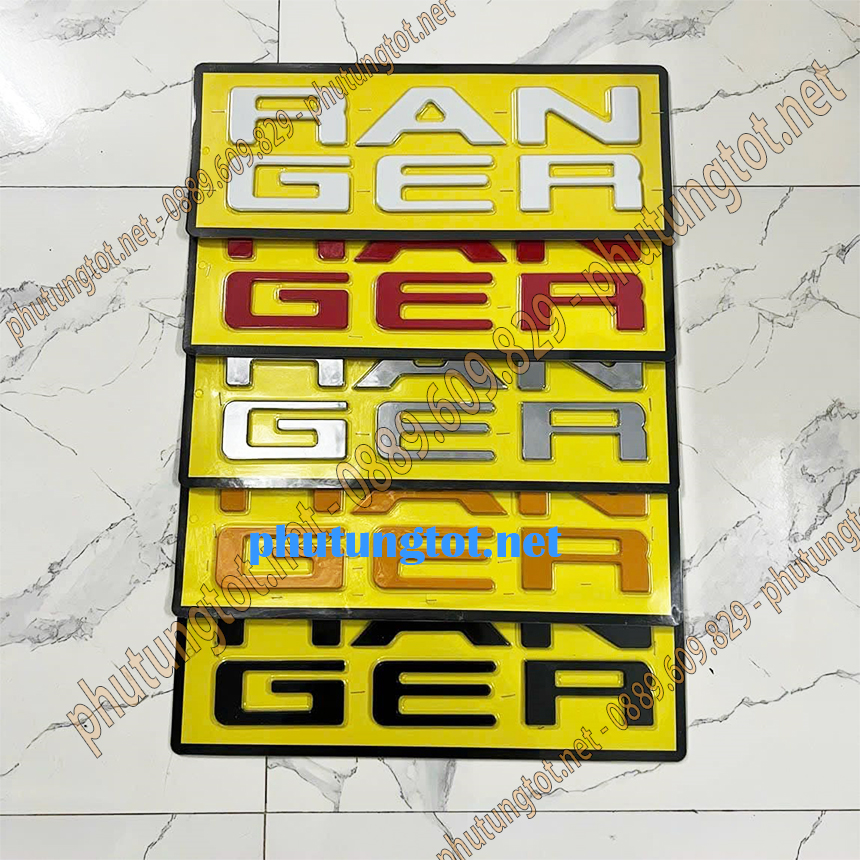 Chữ dán xe Ford Ranger